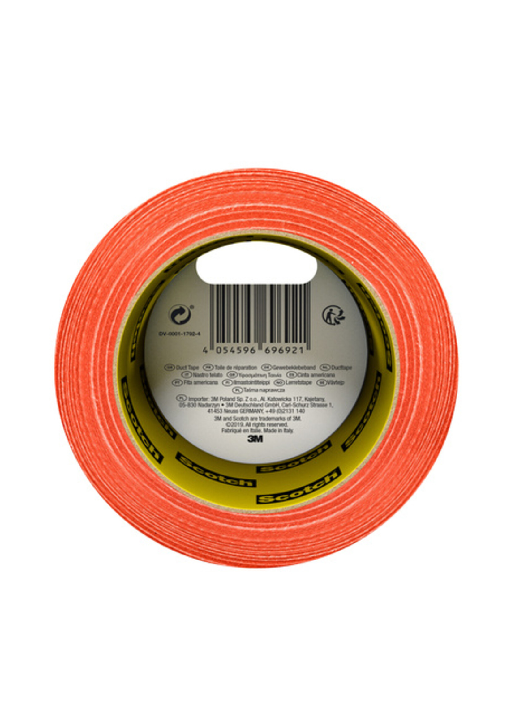 Scotch Plakband Scotch high visibility 48mmx25m oranje