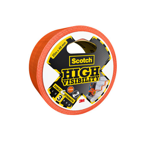 Scotch Plakband Scotch high visibility 48mmx25m oranje