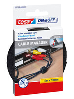 Tesa Manager câbles Tesa On & Off 55239 10mmx5m noir
