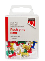 Quantore Push pins quantore 40 stuks assorti