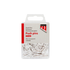 Epingle Push pins Quantore transparent 40 pièces