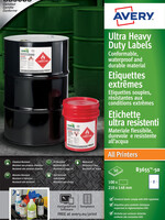 Avery Etiket Avery B3655-50 148x210mm polyethyleen wit 100stuks