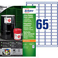 Avery Etiket Avery B7651-50 38x21mm polyethyleen wit 3250stuks