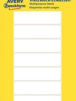 Avery Zweckform Etiket Avery Zweckform 3086 50x14mm wit 64stuks
