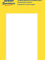 Avery Zweckform Etiket Avery Zweckform 3047 98x51mm wit 6stuks