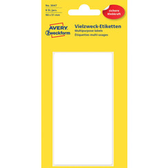 Etiket Avery Zweckform 3047 98x51mm wit 6stuks