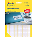 Avery Zweckform Etiket Avery Zweckform 3312 18x12mm wit 1800stuks