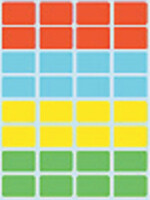 HERMA Etiket HERMA 3631 12x19mm assorti 160stuks