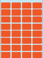 HERMA Etiket HERMA 3642 12x19mm rood 160stuks