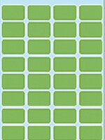 HERMA Etiket HERMA 3645 12x19mm groen 160stuks