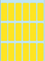 HERMA Etiquette HERMA 3651 12x34mm jaune 90 pièces