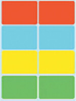 HERMA Etiquette HERMA 3681 26x40mm assorti 40 pièces