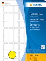 HERMA Etiquette HERMA 2341 12x18mm jaune 1792 pièces