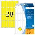 HERMA Etiquette HERMA 2361 13x40mm jaune 896 pièces