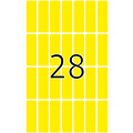 HERMA Etiquette HERMA 2361 13x40mm jaune 896 pièces