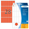 HERMA Etiket HERMA 2362 13x40mm rood 896stuks