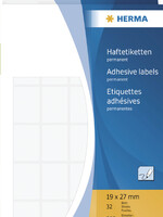 HERMA Etiket HERMA 2390 19x27mm wit 960stuks