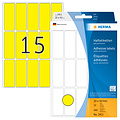 HERMA Etiquette HERMA 2411 20x50mm jaune 480 pièces