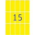 HERMA Etiquette HERMA 2411 20x50mm jaune 480 pièces