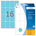 HERMA Etiket HERMA 2453 25x40mm blauw 512stuks