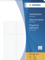 HERMA Etiquette HERMA 2540 32x83mm blanc 192 pièces