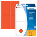 HERMA Etiket HERMA 2492 52x82mm rood 128stuks