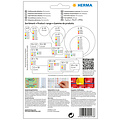 HERMA Etiquette HERMA 2493 52x82mm bleu 128 pièces