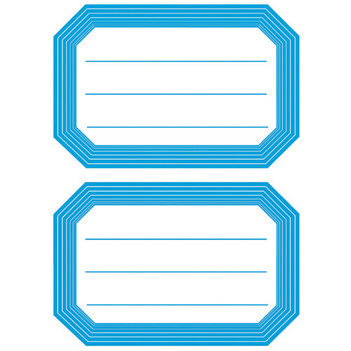 HERMA Etiket HERMA 5714 82x55mm schrift blauwe rand 12stuks