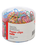 Quantore Paperclip Quantore 28mm 300 stuks assorti