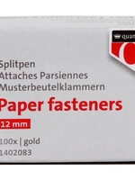 Quantore Splitpen Quantore 12mm 100 stuks goud