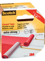 Scotch Dubbelzijdige plakband Scotch tapijt 50mmx7m extra strong