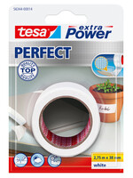 Tesa Ruban de réparation Tesa 56344 Perfect 38mmx2,75m blanc