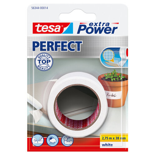 Tesa Reparatietape Tesa 56344 perfect 38mmx2,75m wit