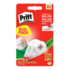 Roller correcteur Pritt mini Flex 4,2mmx7m blister 2 pièces