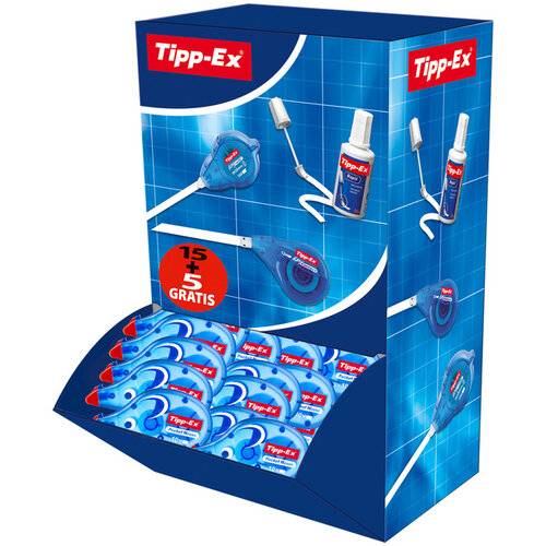 Tipp-ex Correctieroller Tipp-ex pocket mouse 4.2mmx10m valuepack à 15+5 gratis