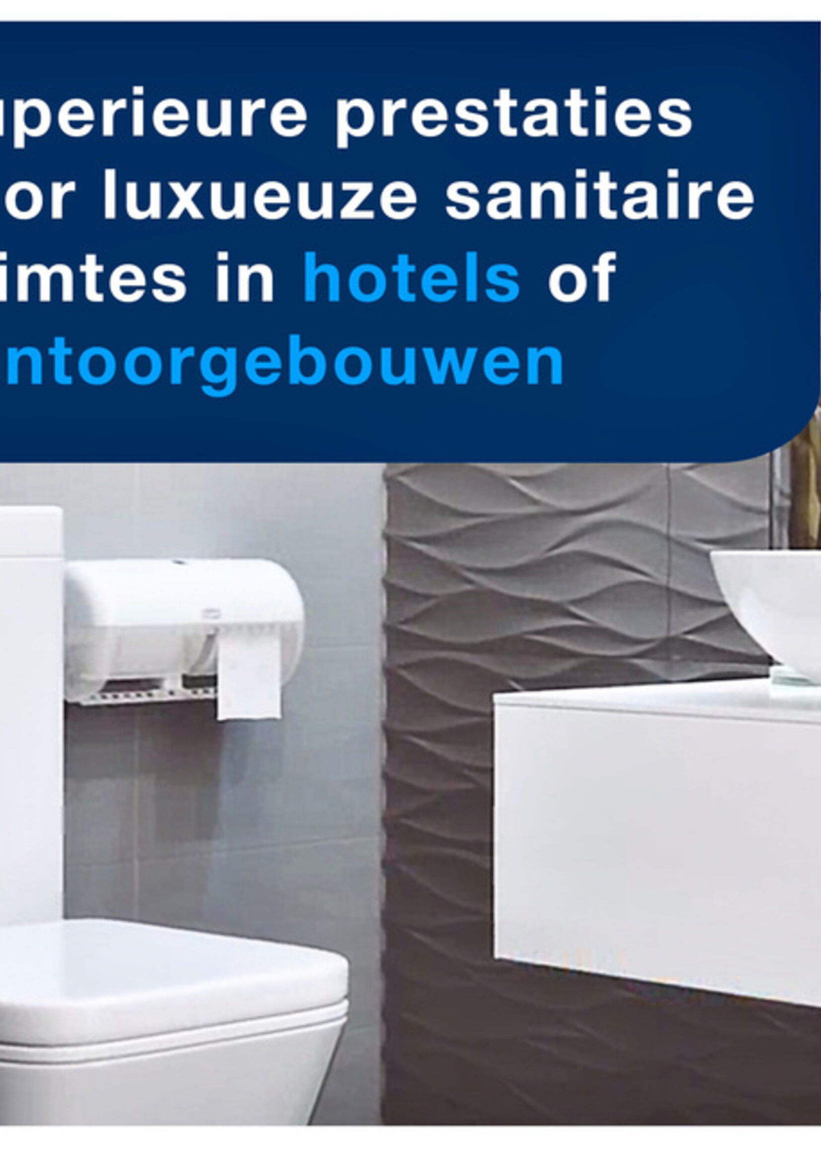 Tork Toiletpapier Tork T4 advanced 2-laags 400vel wit 472168