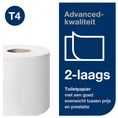 Tork Papier toilette Tork T4 Advanced 472161 2 épaisseurs 200 feuilles blanc