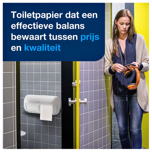 Tork Toiletpapier Tork T4 advanced 2-laags 200vel wit 472161