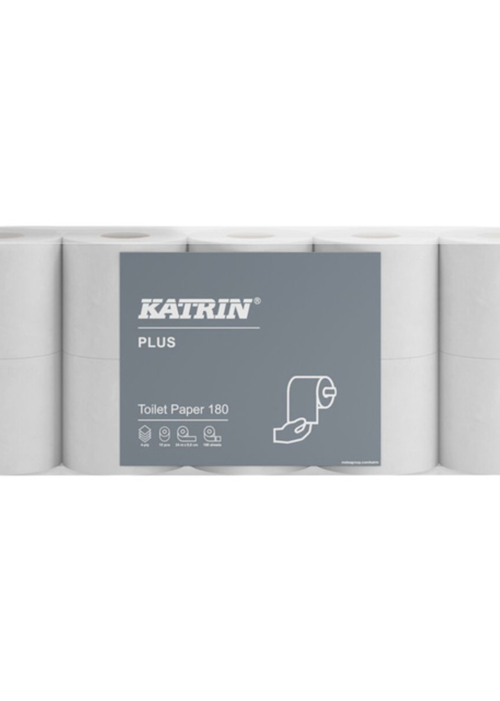 Katrin Toiletpapier Katrin Plus 4-laags 180vel 70rollen