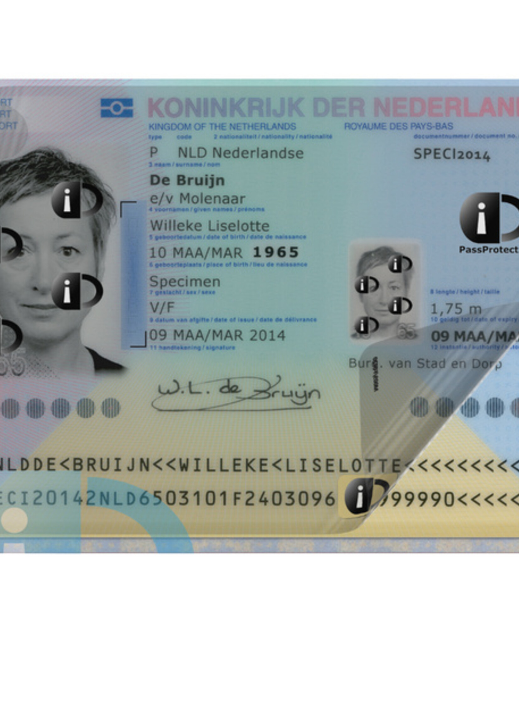 PassProtect Beschermfolie PassProtect voor paspoort