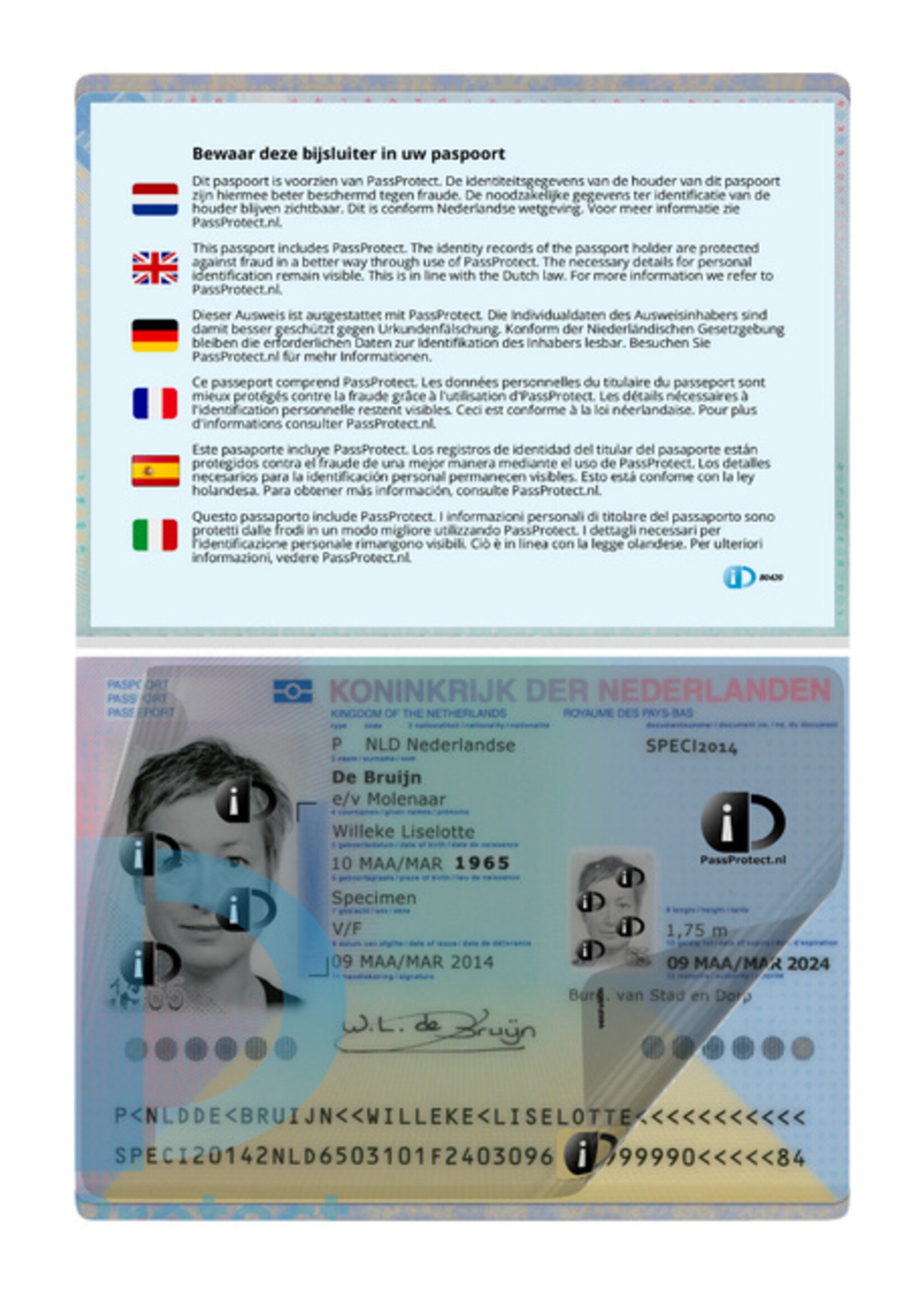 PassProtect Film de protection PassProtect pour passeport