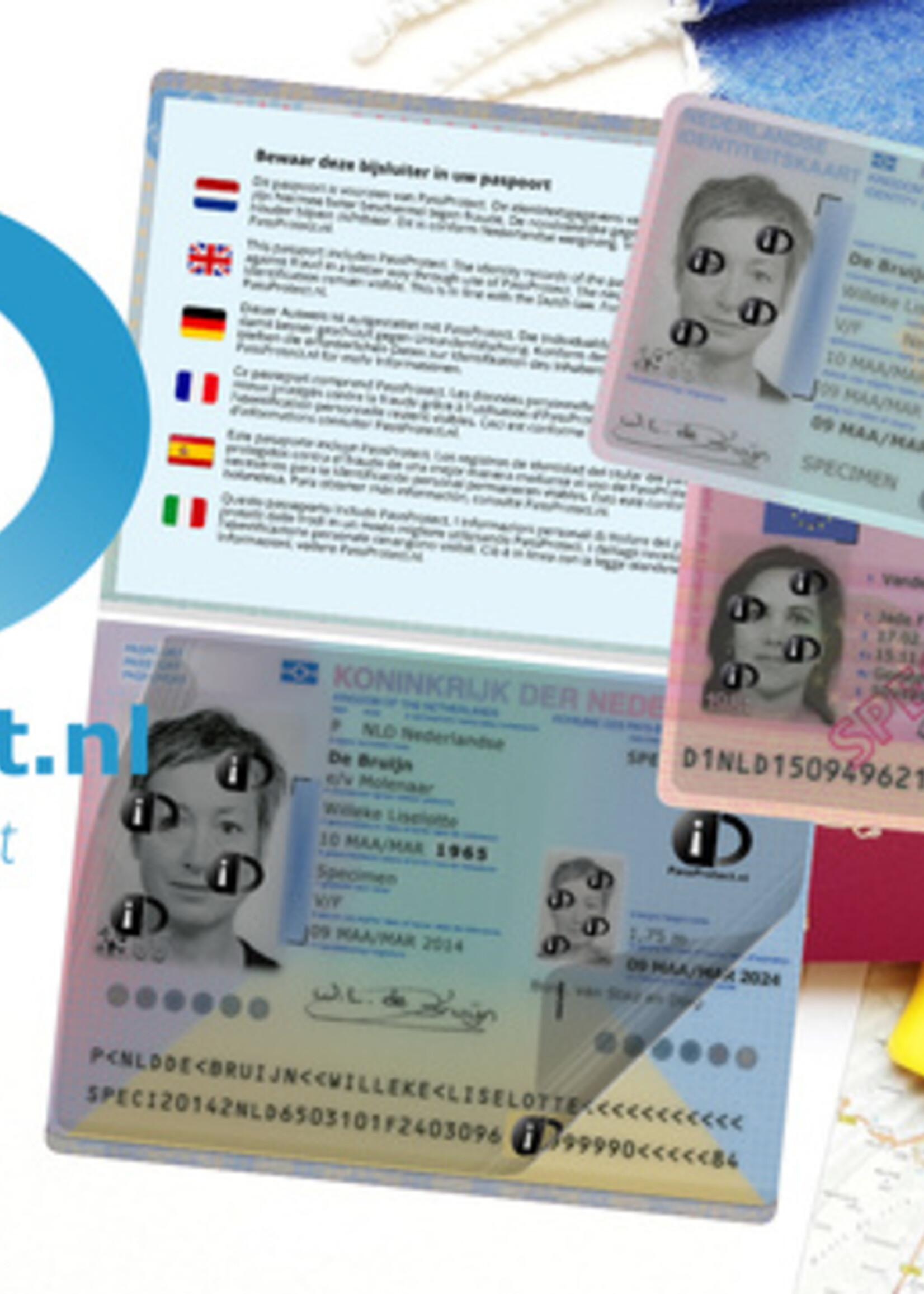 PassProtect Beschermfolie PassProtect voor paspoort