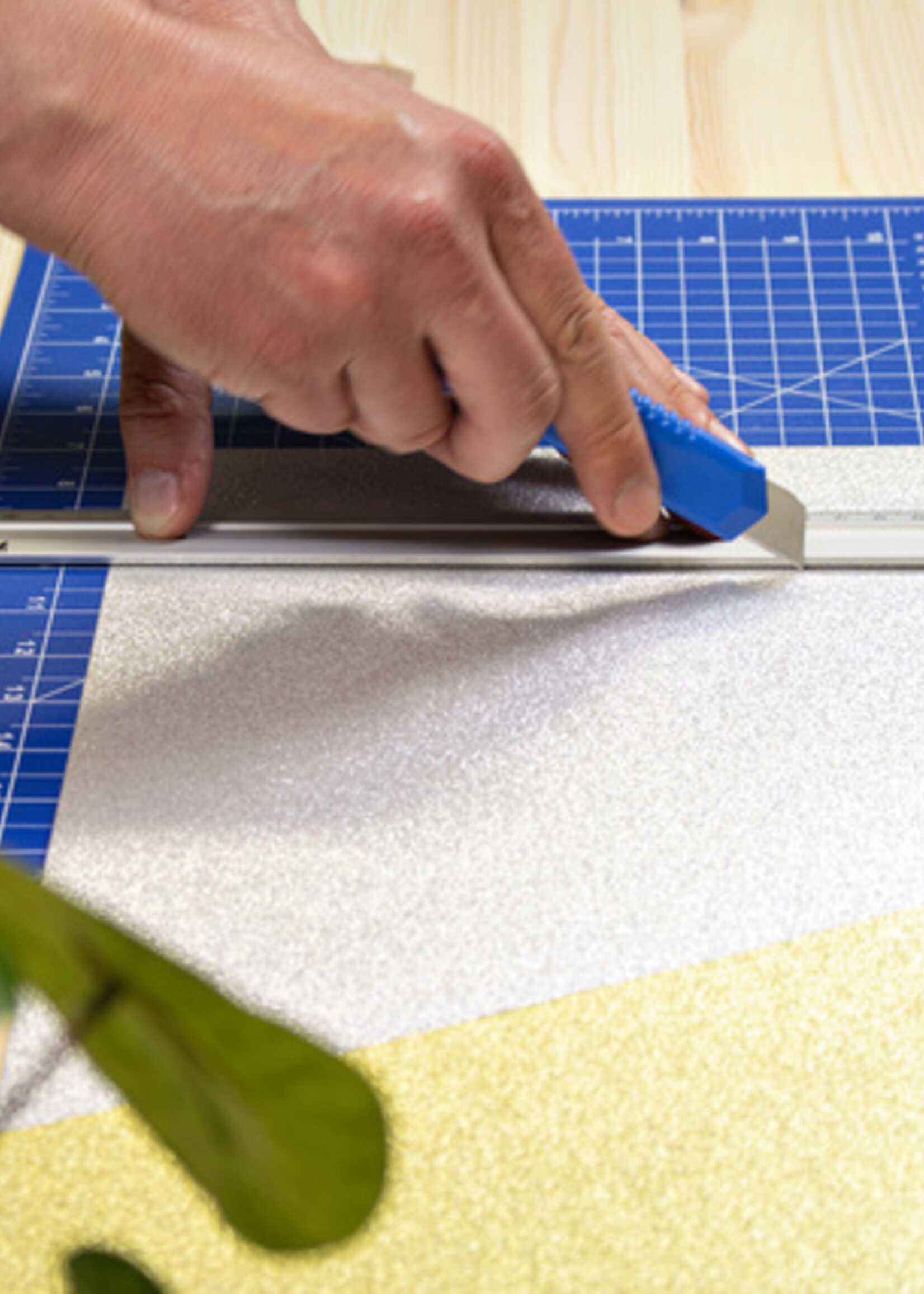 Westcott Cutter Westcott Office 18mm curseur sur glissière bleu