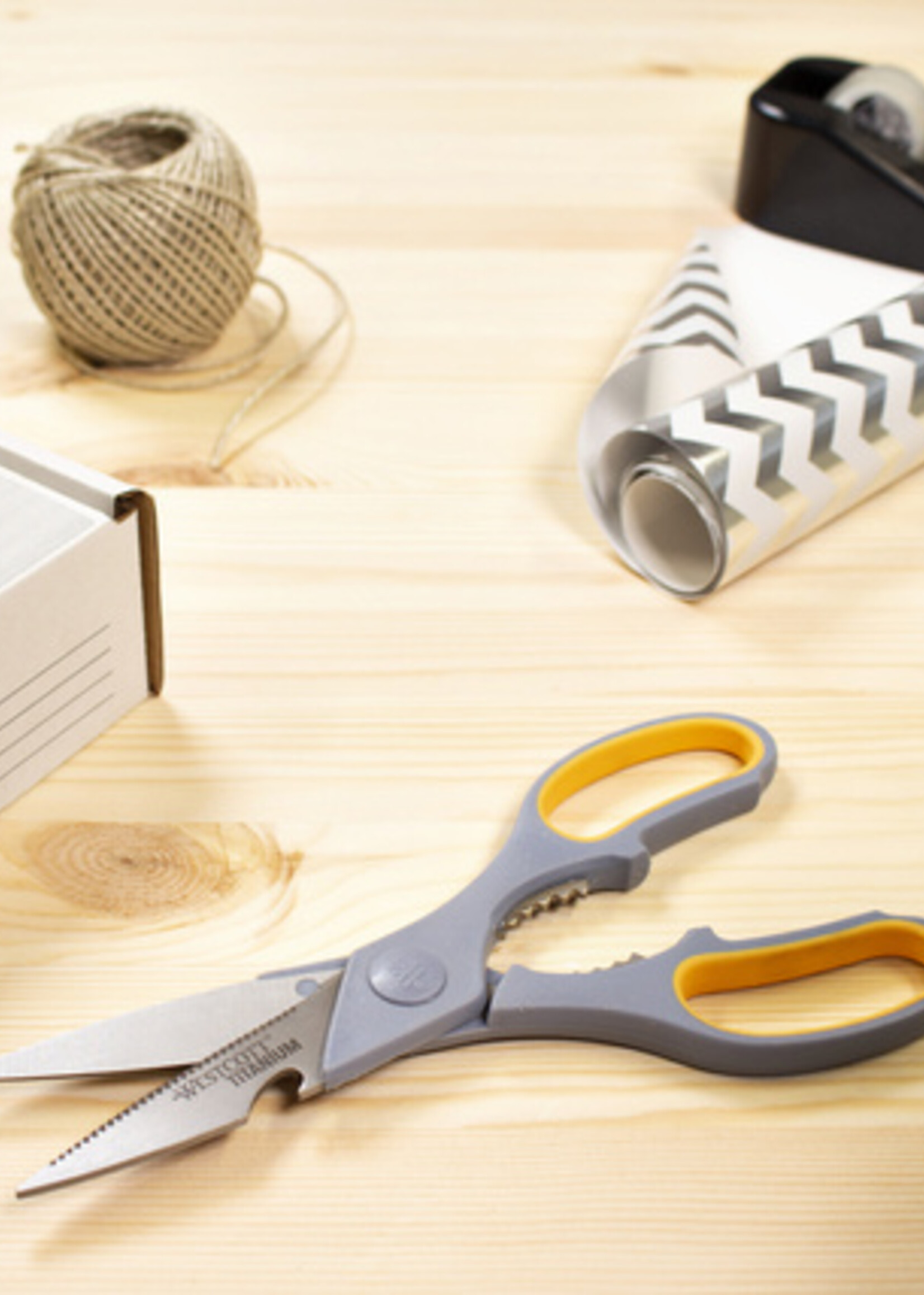 Westcott Kantoorschaar Westcott 210mm met softgrip titanium