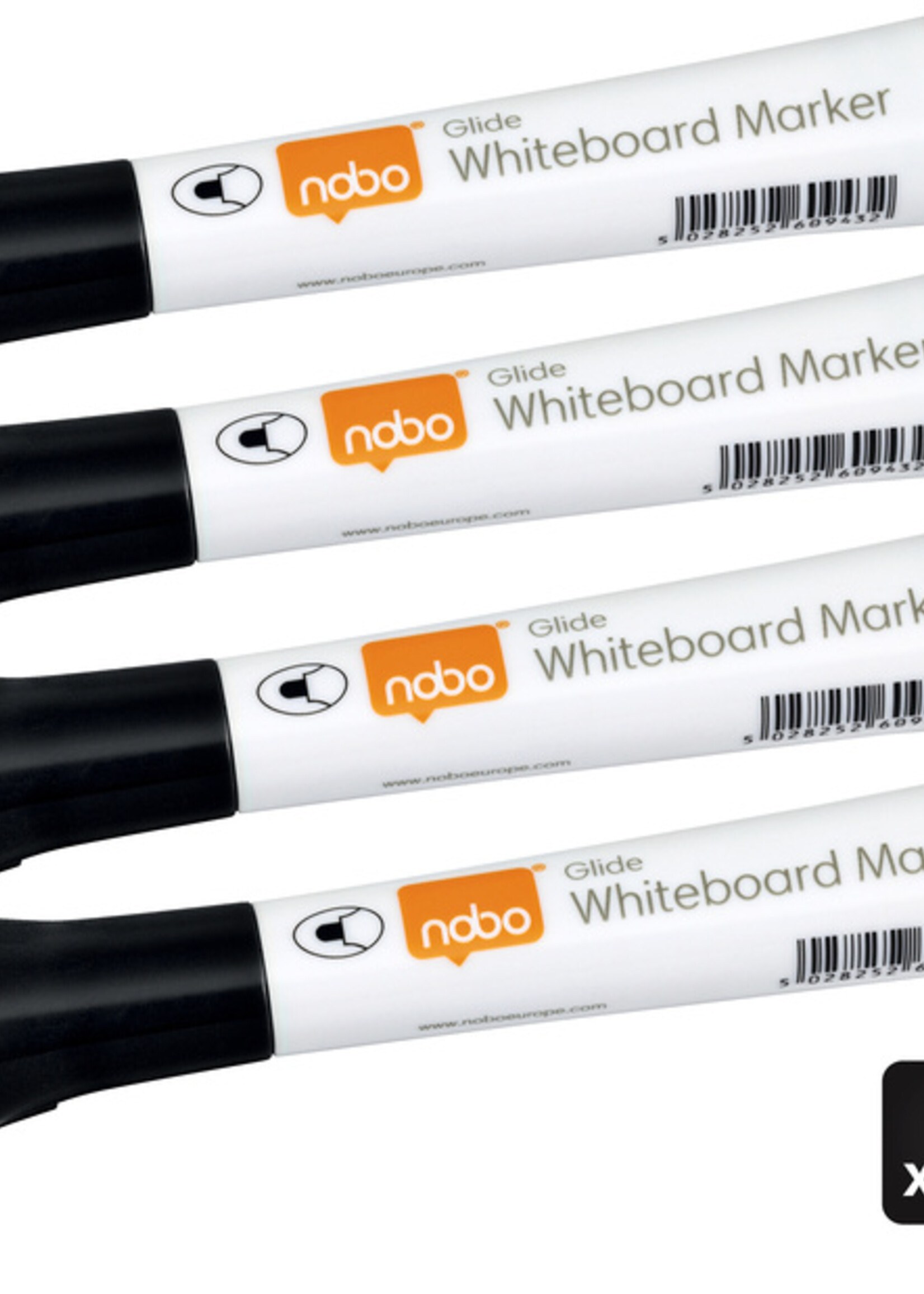 Nobo Viltstift Nobo whiteboard Glide rond zwart 2mm