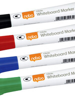 Nobo Marqueur tableau blanc Nobo Glide ogive 2mm assorti 10 pièces