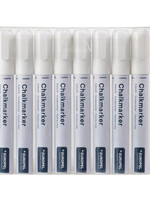Europel Marqueur craie Europel 6mm blanc étui 8 pièces