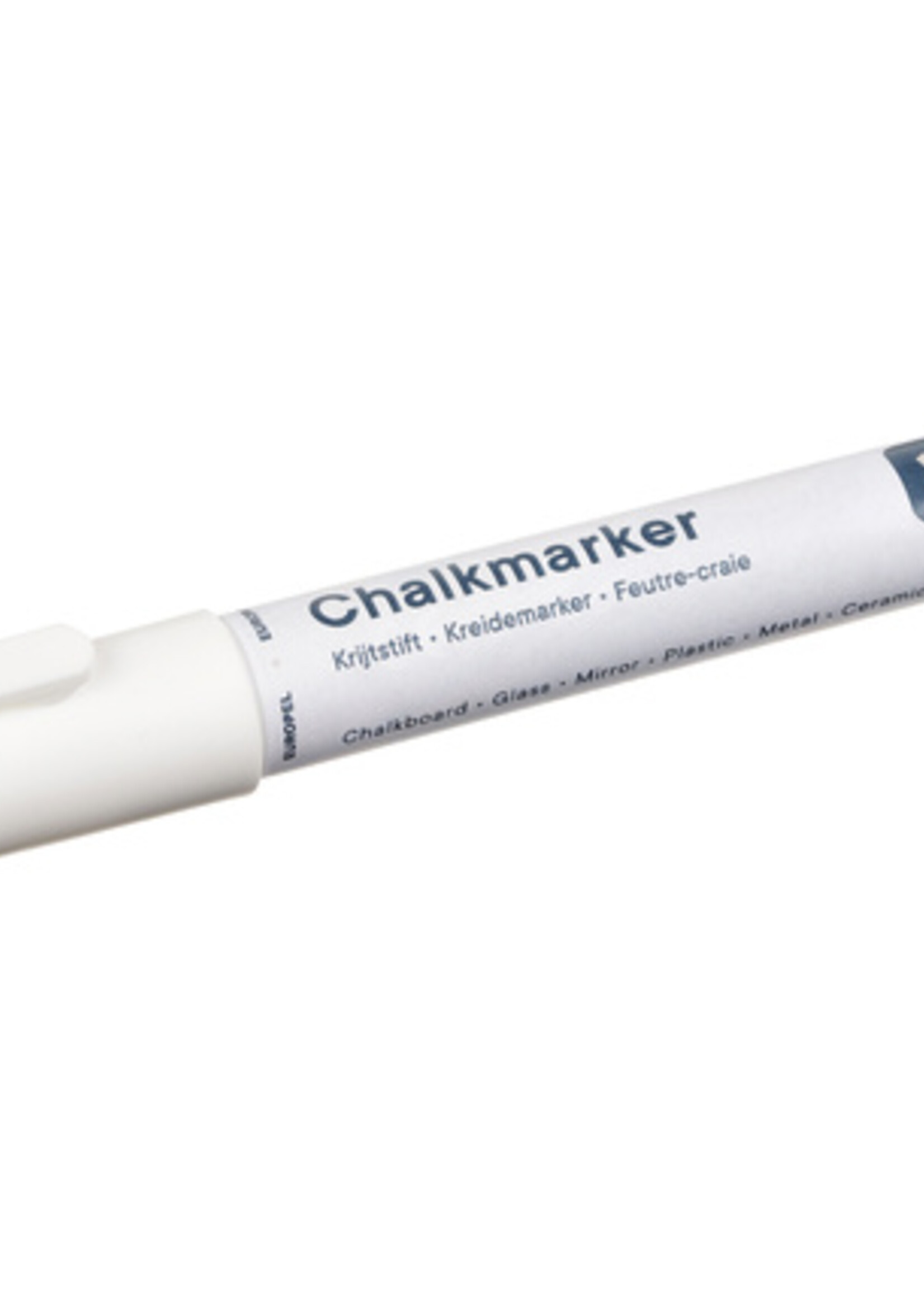 Europel Marqueur craie Europel 6mm blanc blister 1 pièce