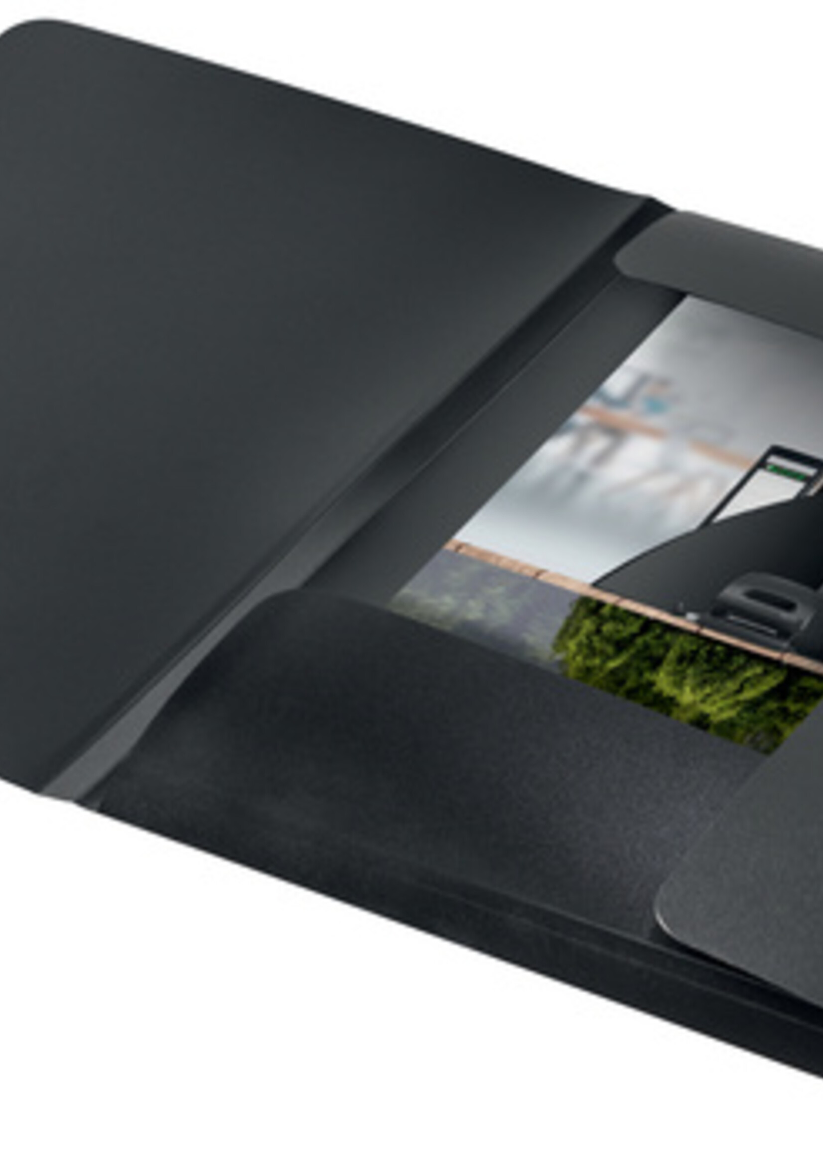 Leitz Dossiermap Leitz Recycle A4 3-kleps PP zwart