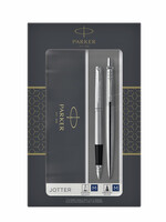 Parker Stylo bille et stylo plume Parker Jotter Stainless Steel CT Medium